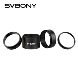 SVBONY 2" M48 Extension Tube Kit 5/10/15/30mm M48x0.75 on Both Sides for Astronomy Professional Telescope Astrophotography SV119