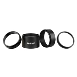 SVBONY 2" M48 Extension Tube Kit 5/10/15/30mm M48x0.75 on Both Sides for Astronomy Professional Telescope Astrophotography SV119