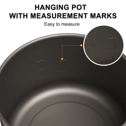 Widesea Camping Tableware Titanium Cookware set tourism cauldron Outdoor Cooking Pot Picnic Kitchen Hiking Trekking