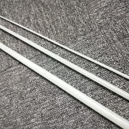 Fiberglass  Fly Rod Blank Transparent White And Blue Color Rod Building DIY Private Custom Material NooNRoo