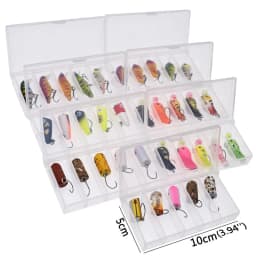 JYJ 1 box small hard fishing ABS plastic lure bait surface minnow sinking lure wobbler for bass perch bream fishing tackle