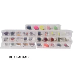 JYJ 1 box small hard fishing ABS plastic lure bait surface minnow sinking lure wobbler for bass perch bream fishing tackle