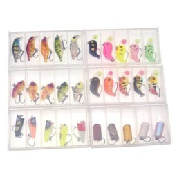 JYJ 1 box small hard fishing ABS plastic lure bait surface minnow sinking lure wobbler for bass perch bream fishing tackle