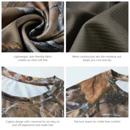 Bassdash FS13M Men's Hunting Camo Performance Long Sleeve Shirt Fishing UPF50+