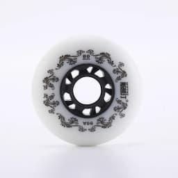8pcs White/Yellow Inline Roller Skates Wheels 90A Freestyle Durable Tire 72mm 76mm 80mm Roller Skate Seba Replace Blading Wheel