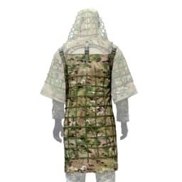 ROCOTACTICAL Tactical Ghillie Suit Breathable Ghillie Viper Hood with 3D Leafy Stripes Sniper Coat for Wargame, Hunting, CS