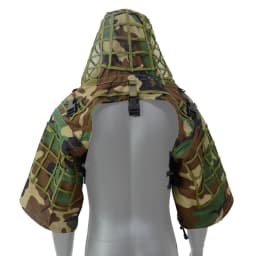 ROCOTACTICAL Tactical Ghillie Suit Breathable Ghillie Viper Hood with 3D Leafy Stripes Sniper Coat for Wargame, Hunting, CS