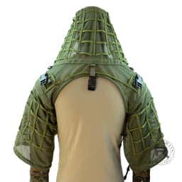 ROCOTACTICAL Tactical Ghillie Suit Breathable Ghillie Viper Hood with 3D Leafy Stripes Sniper Coat for Wargame, Hunting, CS