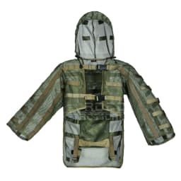 ROCOTACTICAL Tactical Ghillie Suit Breathable Ghillie Viper Hood with 3D Leafy Stripes Sniper Coat for Wargame, Hunting, CS