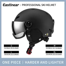 Eastinear's New Lightweight All-in-one Goggles Ski Helmet Men's and Women's Children's Outdoor Skiing and Snowboarding Equipment