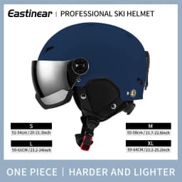 Eastinear's New Lightweight All-in-one Goggles Ski Helmet Men's and Women's Children's Outdoor Skiing and Snowboarding Equipment