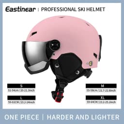 Eastinear's New Lightweight All-in-one Goggles Ski Helmet Men's and Women's Children's Outdoor Skiing and Snowboarding Equipment