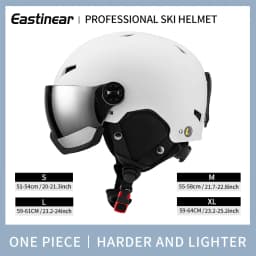 Eastinear's New Lightweight All-in-one Goggles Ski Helmet Men's and Women's Children's Outdoor Skiing and Snowboarding Equipment