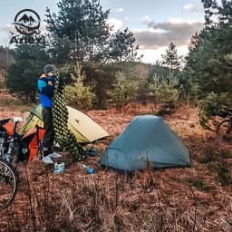 15D Silicon Coated MSR Hubba NX Style 1 Person Lightweight Backpacking Tent, Ripstop Waterproof Tent, Ultralight 1 Man