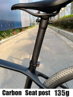 ELITAONE Full Carbon Fiber Bicycle Seatpost Mtb / Road Bike Seatpost 135g Ultralight27.2/30.9/31.6mm