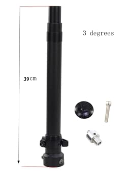 SILVEROCK-Folding Bike Carbon Stem Bike Headtube 28.6mm for FNHON DAHON Folding Bike, Handlebar Stem, 330mm, 350mm, 370mm, 420mm