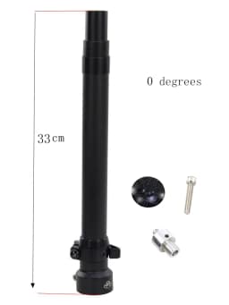 SILVEROCK-Folding Bike Carbon Stem Bike Headtube 28.6mm for FNHON DAHON Folding Bike, Handlebar Stem, 330mm, 350mm, 370mm, 420mm