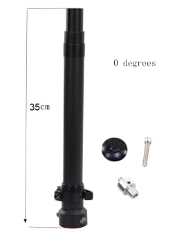 SILVEROCK-Folding Bike Carbon Stem Bike Headtube 28.6mm for FNHON DAHON Folding Bike, Handlebar Stem, 330mm, 350mm, 370mm, 420mm