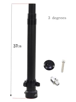 SILVEROCK-Folding Bike Carbon Stem Bike Headtube 28.6mm for FNHON DAHON Folding Bike, Handlebar Stem, 330mm, 350mm, 370mm, 420mm