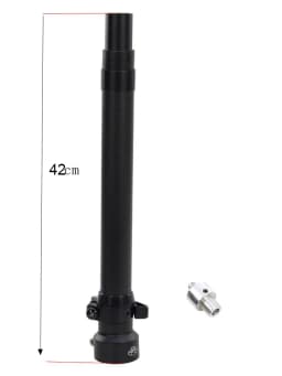 SILVEROCK-Folding Bike Carbon Stem Bike Headtube 28.6mm for FNHON DAHON Folding Bike, Handlebar Stem, 330mm, 350mm, 370mm, 420mm