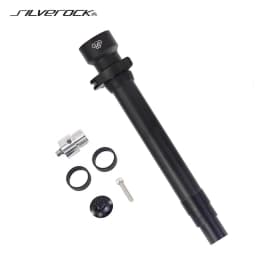 SILVEROCK-Folding Bike Carbon Stem Bike Headtube 28.6mm for FNHON DAHON Folding Bike, Handlebar Stem, 330mm, 350mm, 370mm, 420mm