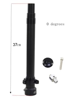 SILVEROCK-Folding Bike Carbon Stem Bike Headtube 28.6mm for FNHON DAHON Folding Bike, Handlebar Stem, 330mm, 350mm, 370mm, 420mm