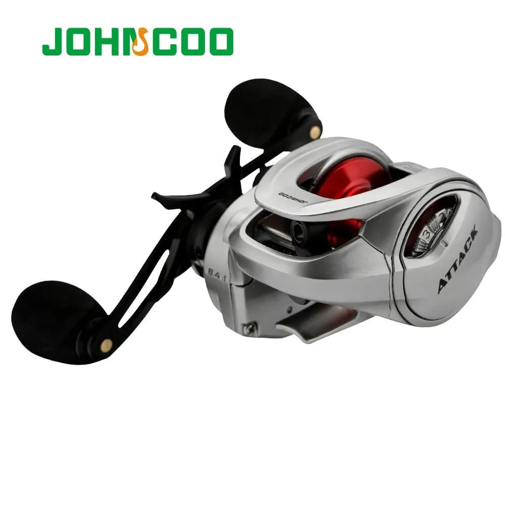 Baitcasting Reel Ratio 6.4:1 Max Drag 6KG Freshwater Magnetic Brake System Ultralight Fishing Reel High Quality
