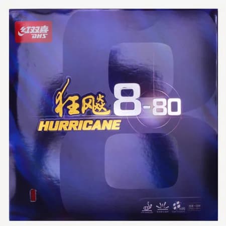 DHS Hurricane 8-80 Table tennis rubber