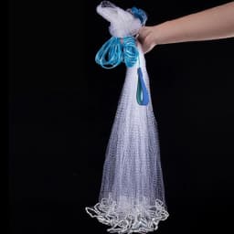 Finefish Catch Little Fish Net 7-8mm Small Mesh Hole Cast Net Sardines Fishing Network USA Hand Throw Cast Net Outdoor Tool