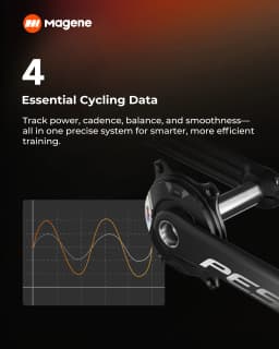 Magene PES P515 Power Meter Set 4 Bolt 110BCD 24mm Cadence Pedal Balance Ant Steel Spindle Crankset Chainring for Shimano Sram