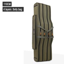 Fishing Tackle Bag 2-4 Layer 130cm Fishing Rod Carrier Lightweight Fish Pole Lure Reel Tools Box Waterproof Storage Durable Case