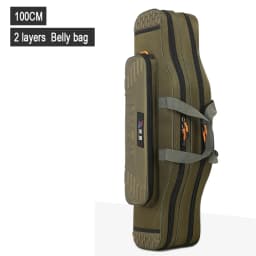 Fishing Tackle Bag 2-4 Layer 130cm Fishing Rod Carrier Lightweight Fish Pole Lure Reel Tools Box Waterproof Storage Durable Case