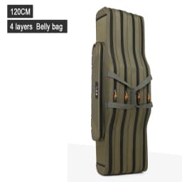Fishing Tackle Bag 2-4 Layer 130cm Fishing Rod Carrier Lightweight Fish Pole Lure Reel Tools Box Waterproof Storage Durable Case