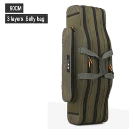 Fishing Tackle Bag 2-4 Layer 130cm Fishing Rod Carrier Lightweight Fish Pole Lure Reel Tools Box Waterproof Storage Durable Case