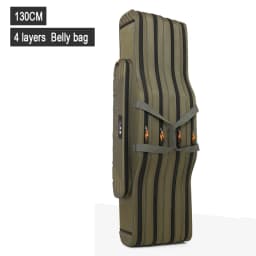 Fishing Tackle Bag 2-4 Layer 130cm Fishing Rod Carrier Lightweight Fish Pole Lure Reel Tools Box Waterproof Storage Durable Case