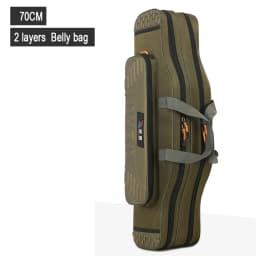 Fishing Tackle Bag 2-4 Layer 130cm Fishing Rod Carrier Lightweight Fish Pole Lure Reel Tools Box Waterproof Storage Durable Case