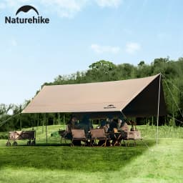 Naturehike Camping Tarp Shelter Portable Black Coating Sun Shelter High Quality Ultralight Canopy Waterproof Ourdoor Picnic