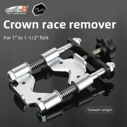 Super B TB-1925 Bicycle Crown Race Remover MTB Mountain Bike Front Fork Upper Lower Bowl Removal Tool For Headset up to 1-1/2"