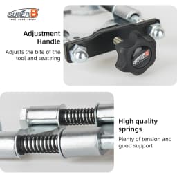 Super B TB-1925 Bicycle Crown Race Remover MTB Mountain Bike Front Fork Upper Lower Bowl Removal Tool For Headset up to 1-1/2"