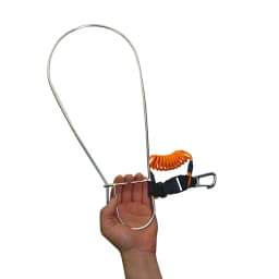 Super Large Fish Stringer Clip Steel Core Lanyard Spearfishing Kayak Fishing Scuba Diving Fish Lock Buckle