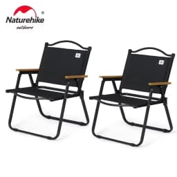 Naturehike Folding Chair FE01 Outdoor Camping Anti-Slip Picnic Ultralight Garden Park Family Travel Fishing Armrest Chairs