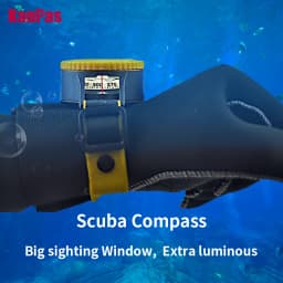 KANPAS 6BAR Scuba Diving Compass / Dive Compass / Compass Sea Navigation / Blue Compass Glow / Diving Luminous Signal