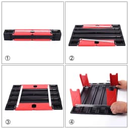 Widesea Foldable Table Camping Mini Portable for Outdoor Picnic Barbecue Tours Ultra Light Folding Computer Bed Desk