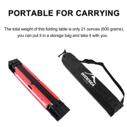 Widesea Foldable Table Camping Mini Portable for Outdoor Picnic Barbecue Tours Ultra Light Folding Computer Bed Desk