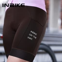 INBIKE Women's Bicycle Shorts Padded 3D Cycling Short Pants for Riding Road Biking Shorts Tights with Side Pockets Bike Clothing