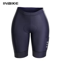 INBIKE Women's Bicycle Shorts Padded 3D Cycling Short Pants for Riding Road Biking Shorts Tights with Side Pockets Bike Clothing