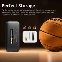 CARSUN Rechargeable Air Pump Tire Inflator Portable Compressor Digital Cordless Car Tyre Inflator For Bicycle Balls
