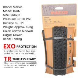 Maxxis IKON Mountain Bike Tires26/27.5/29X2.2 2.0 2.35 is a versatile XC tire designed to perform in a broad range of conditions