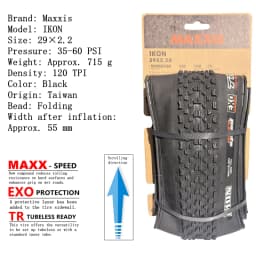 Maxxis IKON Mountain Bike Tires26/27.5/29X2.2 2.0 2.35 is a versatile XC tire designed to perform in a broad range of conditions