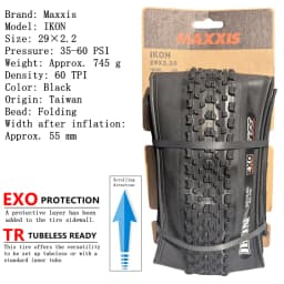 Maxxis IKON Mountain Bike Tires26/27.5/29X2.2 2.0 2.35 is a versatile XC tire designed to perform in a broad range of conditions